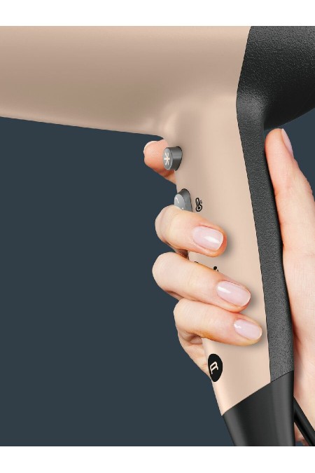 Фен Rowenta CV5E30E0 (бежевый/черный) 3