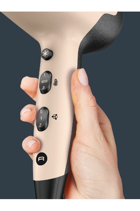 Фен Rowenta CV5E30E0 (бежевый/черный) 4