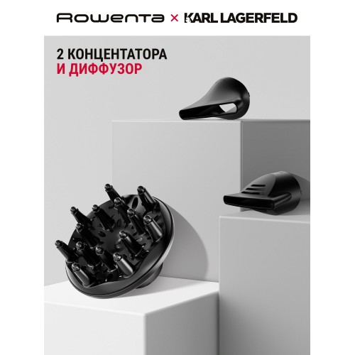 Фен Rowenta Karl Lagerfeld CV887LF0 (черный) 4