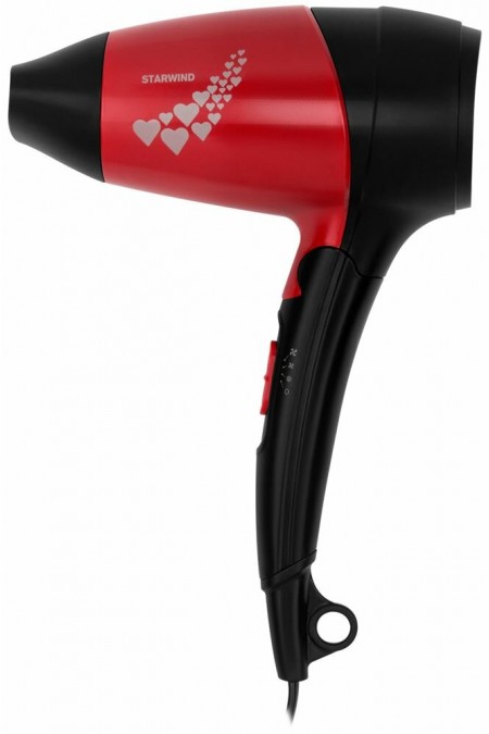 Фен STARWIND SHD 7065 (черный/красный) 