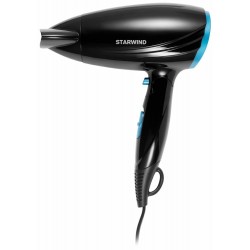 Фен STARWIND SHD 7066 (черный/синий)