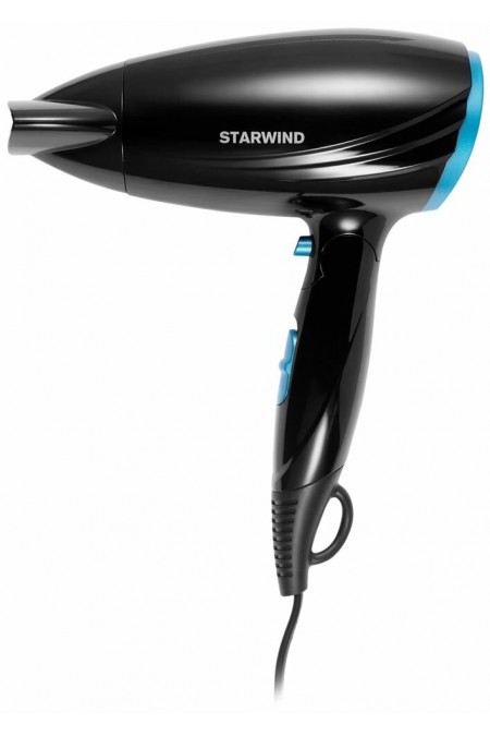 Фен STARWIND SHD 7066 (черный/синий) 