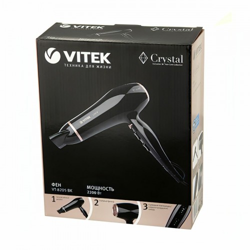 Фен VITEK VT-8205 (черный) 4