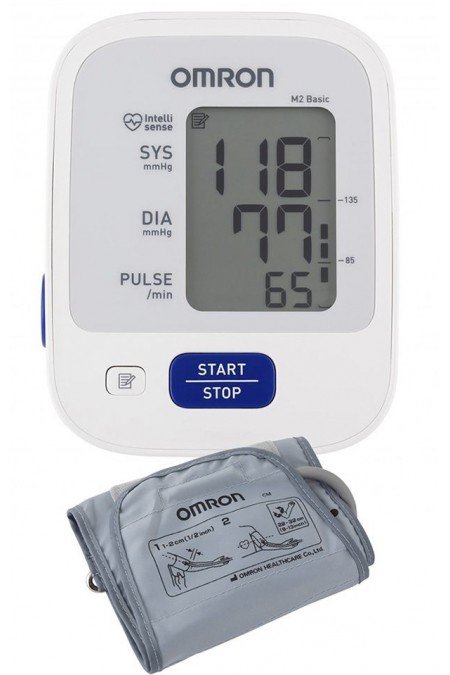 Тонометр Omron M2 Basic (HEM 7121-RU) (белый) 2
