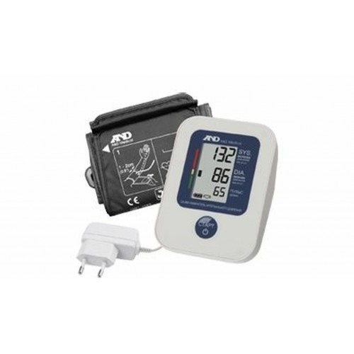 Тонометр AND UA-888AC c манжетой 23-37 см и сетевым адаптером (белый) 7