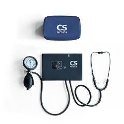 Тонометр CS Medica CS-117 (с фонендоскопом) (синий/черный)