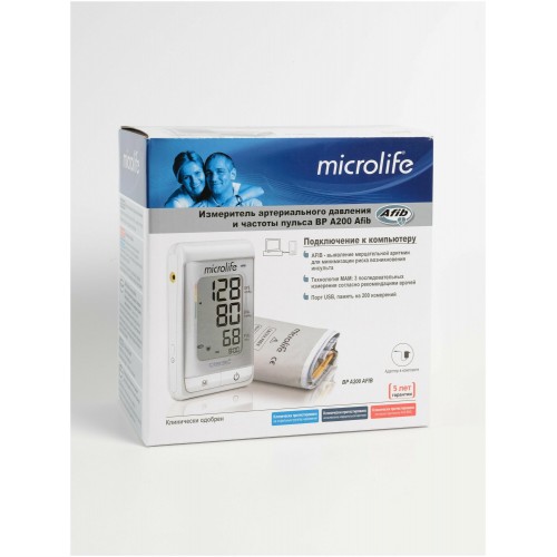 Тонометр Microlife BP A 200 Afib (белый) 1