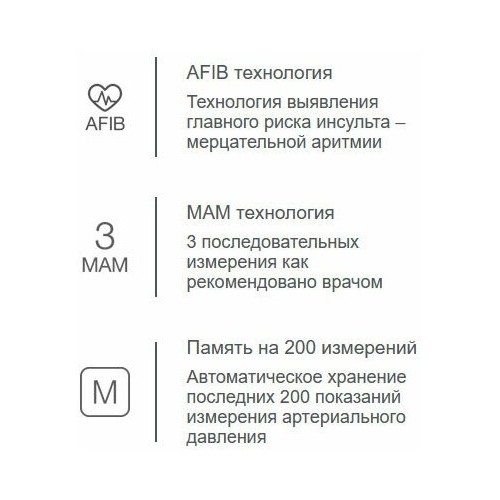 Тонометр Microlife BP A 200 Afib (белый) 9