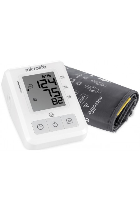 Тонометр Microlife BP B2 Basic с адаптером (белый) 