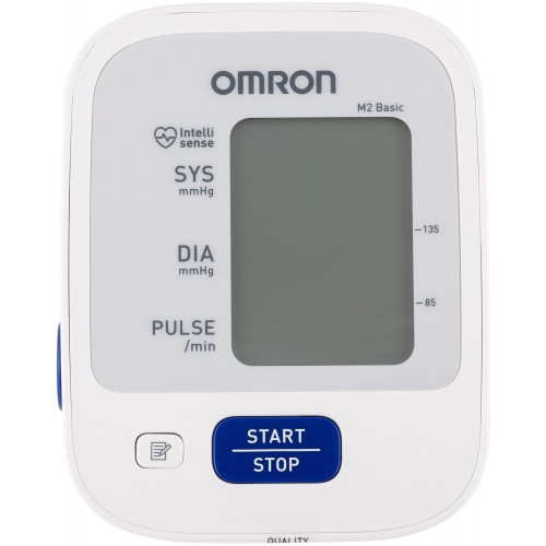 Тонометр Omron M2 Basic + адаптер (HEM 7121-ARU) (белый) 5
