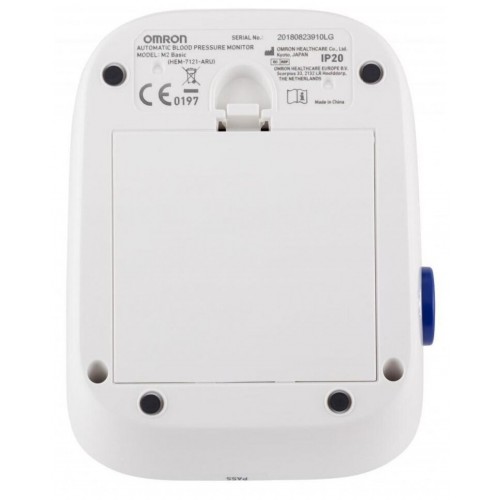 Тонометр Omron M2 Basic + адаптер (HEM 7121-ARU) (белый) 7