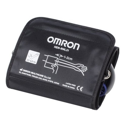 Тонометр Omron M2 Basic + адаптер + универсальная манжета (HEM-7121-ALRU) (белый) 9