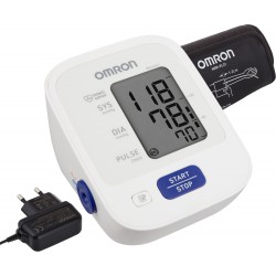 Тонометр OMRON M2 Comfort (HEM-7123-ALRU) с адаптером (белый)