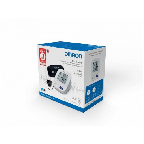 Тонометр Omron M3 Comfort (HEM-7155-ALRU) (белый/черный) 9