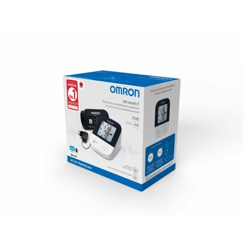 Тонометр OMRON M4 intelli IT с адаптером (белый/серый) 1