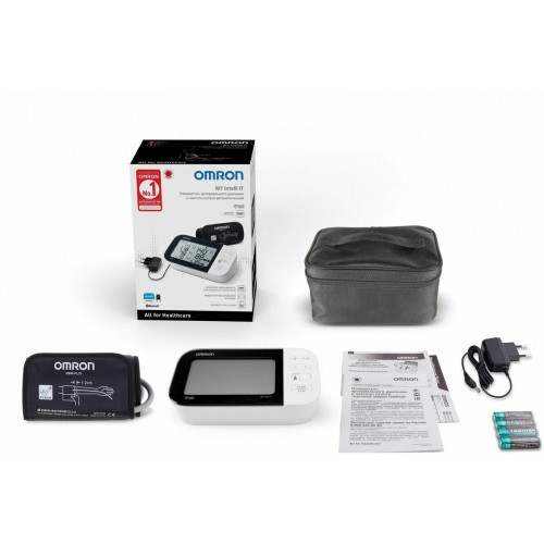 Тонометр OMRON M7 intelli IT с адаптером (белый/серый) 1