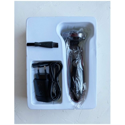 Электробритва Бердск 3313АС (черный/красный) 7