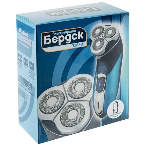 Электробритва Бердск 3363А (синий) 7