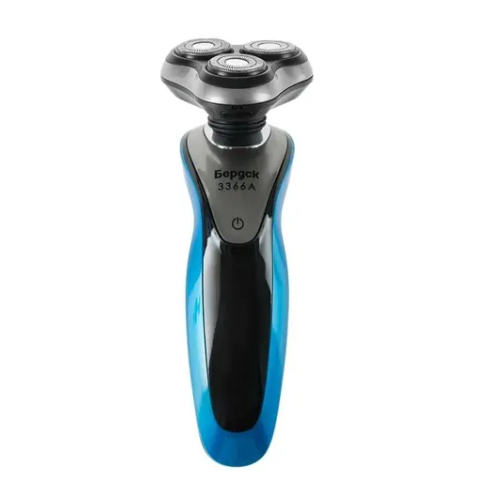 Электробритва Бердск 3366А (черный/синий) 4