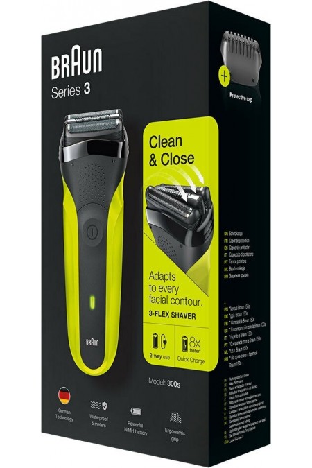 Электробритва Braun 300 Series 3 (зеленый) 2