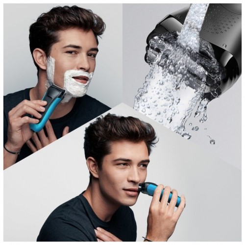 Электробритва Braun 3010BT (синий/черный) 4