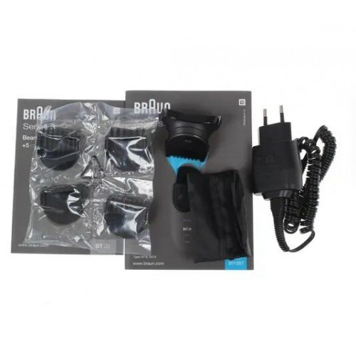 Электробритва Braun 3010BT (синий/черный) 8