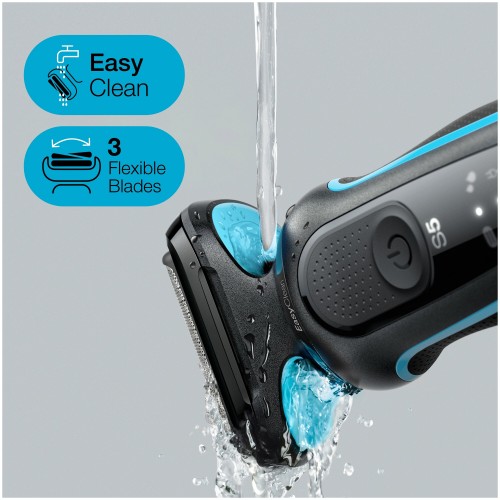 Электробритва Braun Series 5 51-M1000s (черный/синий) 1