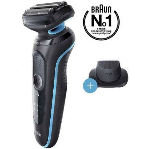 Электробритва Braun Series 5 51-M1200s (черный/синий) 2