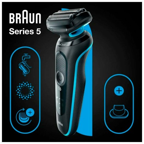 Электробритва Braun Series 5 51-M1200s (черный/синий) 9