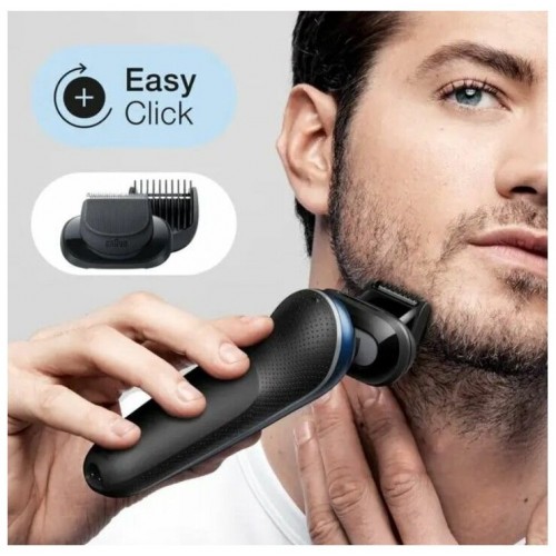 Электробритва Braun Series 6 61-B1500s (синий/черный) 3