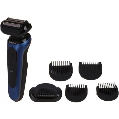 Электробритва Braun Series 6 61-B1500s (синий/черный) 4
