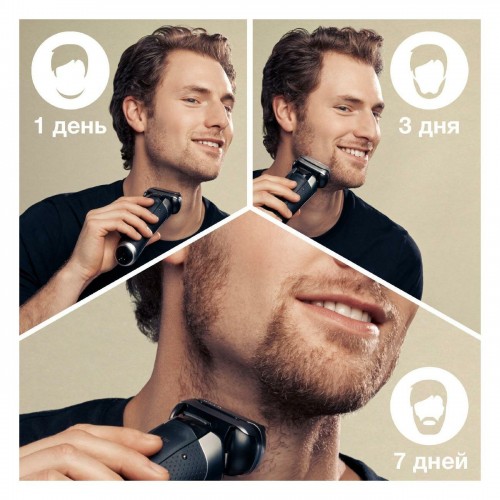 Электробритва Braun Series 9 Pro+ 9527s Silver PowerCase (черный металлик) 9