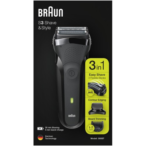 Электробритва Braun Series 3 Shave Style 300BT (черный) 7
