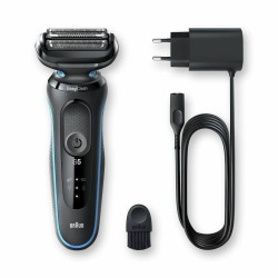Электробритва Braun Series 5 50-M1000s (черный/голубой)