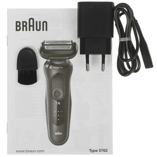 Электробритва Braun Series 6 61-N1000s (серый/черный) 9