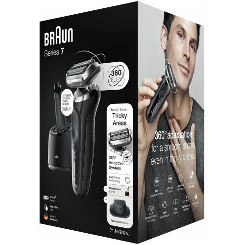Электробритва Braun Series 7 71-N7200CC (черный/серый) 3