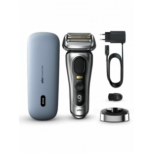 Электробритва Braun Series 9 Pro+ 9527s Silver PowerCase (черный металлик) 