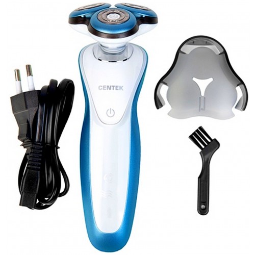 Электробритва CENTEK CT-2163 (синий/белый) 9