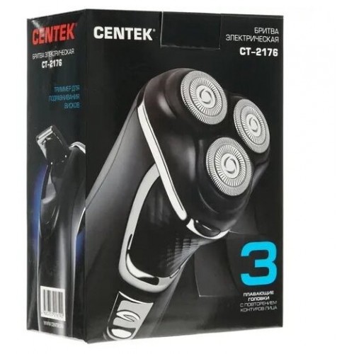 Электробритва CENTEK CT-2176 (черный/хром) 9