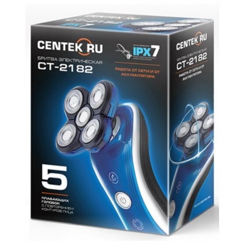Электробритва CENTEK CT-2182 (синий) 3