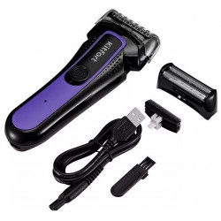 Электробритва Kitfort КТ-3111 (черный/фиолетовый)