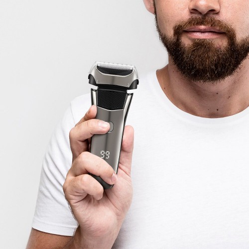 Электробритва Kitfort КТ-4138 (серебристый/черный) 1