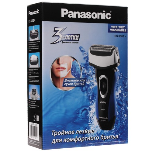 Электробритва Panasonic ES-6002A520 (синий/черный) 7