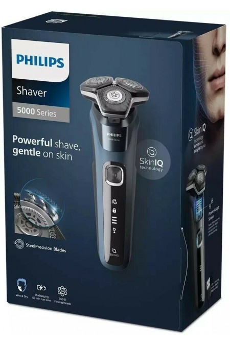 Электробритва Philips S5880/20 Series 5000 (черный/синий) 3