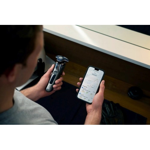 Электробритва Philips Series 7000 S7887/58 (серый/синий) 8