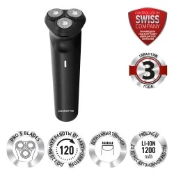 Электробритва Polaris PMR 0411RC (черный)