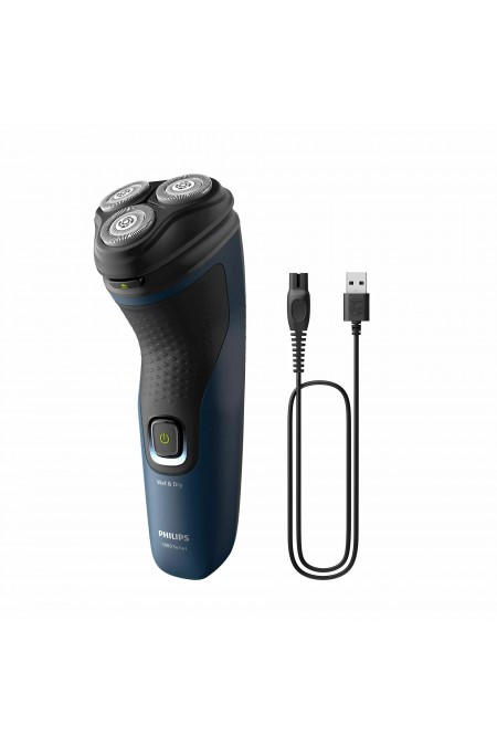 Электробритва Philips S1151/00 Series 1000 (черный/синий) 1