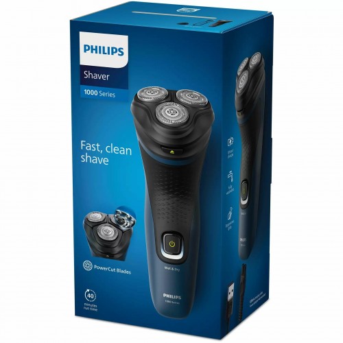 Электробритва Philips S1151/00 Series 1000 (черный/синий) 3