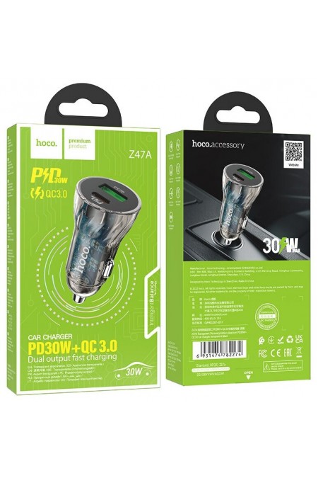 Автомобильное зарядное устройство HOCO Z47A 4