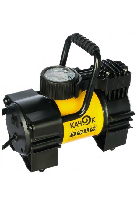 Автомобильный компрессор Качок K90 (черный/желтый) 